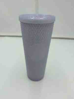 Starbucks 2021 Winter Holiday Icy lilac Bling Studded Cold Cup Tumbler 24oz New - Sold on eBay Nov 07, 2021 for $49.00
