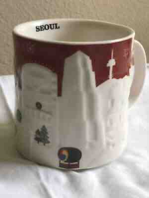 Starbucks Seoul, South Korea Coffee Cup/Mug 16oz, 2013 Skyline Holiday Exclusive - Sold on eBay Nov 07, 2021 for $49.00
