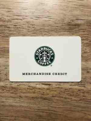 Starbucks 2001 Merchandise Credit Card USA Highly Collectible - Sold on eBay Nov 18, 2021 for $190.00