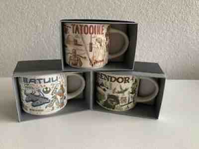 Starbucks Star Wars You Are Here Mugs, Been There, Galaxyâ??s Edge 3 Mug Set! - Sold on eBay Nov 17, 2021 for $135.00