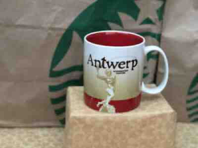 Starbucks 2 Mugs -ANTWERP - ARNHEM- 2 Global City Icon Series 16 Oz NEW MIC - Sold on eBay Sep 03, 2021 for $120.00