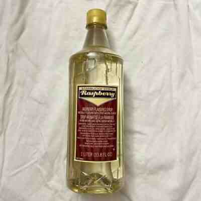 Starbucks Raspberry Syrup 1 Ltr 33.8 oz Bottle NEW Exp 5/22 - Sold on eBay Sep 27, 2021 for $120.00