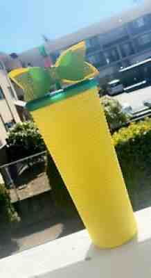 Starbucks Hawaii Exclusive Pineapple Matte Studded Tumbler Cup 24oz without tag - Sold on eBay Oct 16, 2021 for $85.00