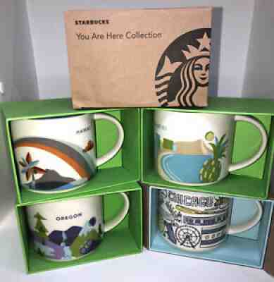 4 Starbucks Been There Mugs Chicago, Hawaii, Waikiki & Oregon NEW w gift boxes - Sold on eBay Sep 01, 2021 for $79.95