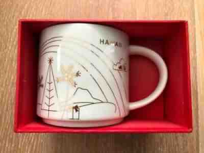 STARBUCKS YOU ARE HERE HOLIDAY MUG HAWAII NIB VERY RARE!!! - Sold on eBay Oct 11, 2021 for $59.99