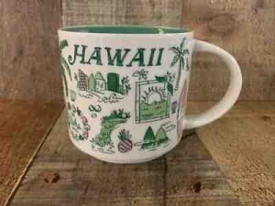 Starbucks Coffee HAWAII 14oz Mug Green Pink 2017 Been There Collector Series - Sold on eBay Sep 20, 2021 for $49.99