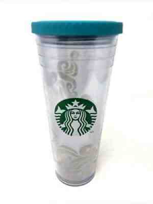 Starbucks Hawaii Waves Acrylic Cold Cup Venti 24oz Tumbler 2012 w/Teal Lid - Sold on eBay Nov 06, 2021 for $44.00