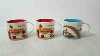 Starbucks You Are Here Hawaii & Las Vegas City Collector Mugs - Sold on eBay Aug 27, 2021 for $41.01