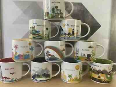 Starbucks You Are Here Mugs Collection - Sold on eBay Oct 20, 2021 for $30.00