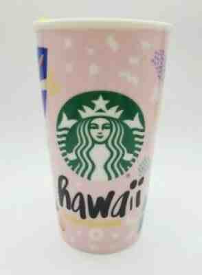2016 STARBUCKS CERAMIC TRAVEL TUMBLER Hawaii W/ lid New Tag inside - Sold on eBay Oct 22, 2021 for $39.99