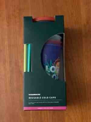 NEW Starbucks Hawaii Reusable Tumbler 24oz Cold Cup 5 Set 1 Box 2020 - Sold on eBay Nov 03, 2021 for $39.99