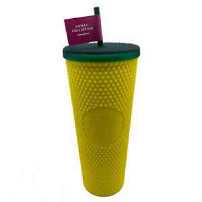 Starbucks Hawaii Exclusive Pineapple Matte Studded Tumbler Cup 24 oz NEW HI - Sold on eBay Nov 14, 2021 for $39.00