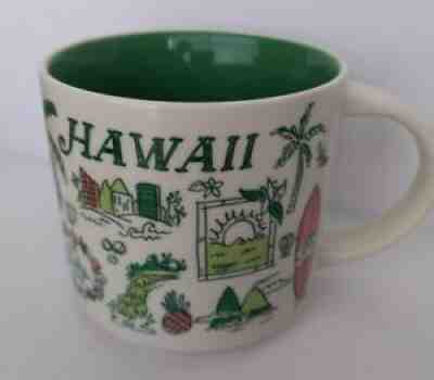 Starbucks Coffee HAWAII Mug Green Pink 2019 Been There Collector Series Nice !!! - Sold on eBay Nov 05, 2021 for $38.95