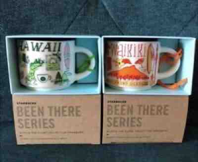 Starbucks New Been There Series -Ornaments- Hawaii & Waikiki- Bundle Set - Sold on eBay Oct 10, 2021 for $32.00