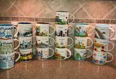 Starbucks You Are Here Collection Coffee Mugs Cups CHOICE HAWAII BOSTON CHICAGO - Sold on eBay Nov 12, 2021 for $32.00