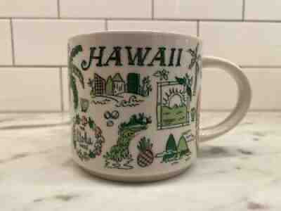 STARBUCKS HAWAII MUG - 2017 - BEEN THERE SERIES - WHIMSICAL / COLORFUL DESIGN!! - Sold on eBay Nov 06, 2021 for $31.00