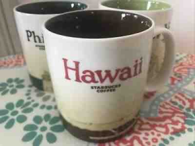 Lot of 3 Assorted Starbucks 16 Fl Oz Coffee Mugs New York Hawaii Philadelphia - Sold on eBay Sep 06, 2021 for $30.00