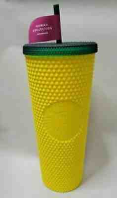 Starbucks 2020 Hawaii Collection Exclusive Pineapple Studded Tumbler 24 oz - Sold on eBay Sep 20, 2021 for $29.99