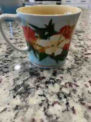 2010 Starbucks Hawaii Hibiscus Bone China 16oz Mug-EUC - Sold on eBay Oct 11, 2021 for $29.99