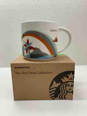 NIB NEW Starbucks You Are Here Collection Hawaii 14 oz. YAH Coffee Mug 2014 - Sold on eBay Nov 02, 2021 for $29.99