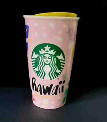 2016 STARBUCKS CERAMIC TRAVEL TUMBLER Hawaii W/ lid New Tag inside - Sold on eBay Oct 02, 2021 for $29.95