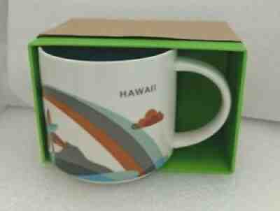 KK. Starbucks You Are Here 2012 Hawaii Rainbow Blue Coffee Tea Mug Cup 14oz +Box - Sold on eBay Sep 13, 2021 for $28.58