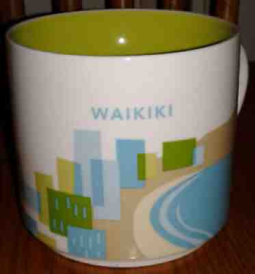 STARBUCKS WAIKIKI You Are Here Collector Series Mug Hawaii 14 oz Coffee Cup 2015 - Sold on eBay Sep 04, 2021 for $27.99