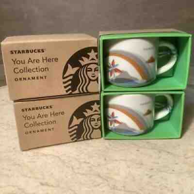 Lot of 4 Starbucks You Are Here 2 oz Expresso Cups Ornaments HAWAII NEW - Sold on eBay Nov 14, 2021 for $26.99