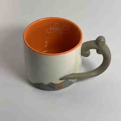 Starbucks 2014 10 OZ Hawaii Volcano Mug White Gray Ash Orange Cup - Sold on eBay Oct 01, 2021 for $25.99