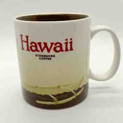 Starbucks Collector Series 2009 Hawaii 16 fl oz Mug Outrigger Canoe Palm Tree - Sold on eBay Sep 02, 2021 for $25.00