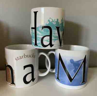 Starbucks City BIG Kona Maui Hawaii Mugs Coffee Tea 20oz Lot of 3 - Sold on eBay Sep 16, 2021 for $24.99