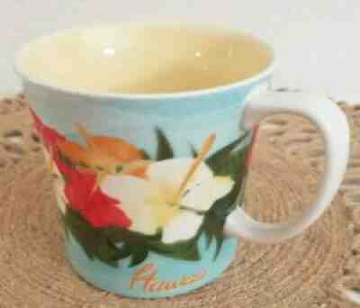 Starbucks * Hawaii * Hibiscus Flowers * 2010 * Bone China Coffee Mug Cup Floral - Sold on eBay Oct 11, 2021 for $24.99
