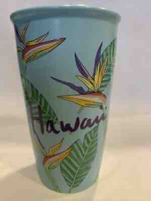 Starbucks Travel Mug Tumbler Ceramic Hawaii 12Oz. Bird Of Paradise Flower No Lid - Sold on eBay Oct 21, 2021 for $24.00
