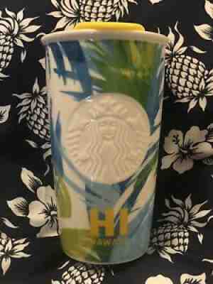 ð?BRAND NEW Starbucks Hawaii Collection Ceramic 12 oz Cup LIMITED EDITION Blue - Sold on eBay Oct 26, 2021 for $24.00