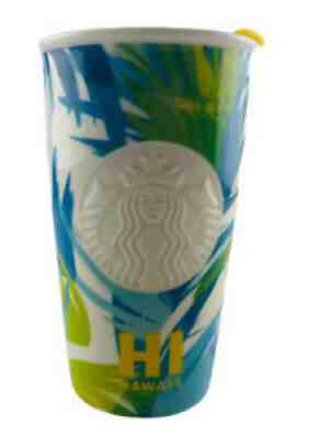 Starbucks 2016 Hawaii Exclusive Double Wall Ceramic Travel Tumbler Lid 12 oz - Sold on eBay Nov 04, 2021 for $23.99