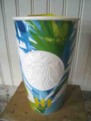 Starbucks 2016 Hawaii Exclusive Double Wall Ceramic Travel Tumbler Lid 12 oz - Sold on eBay Nov 14, 2021 for $23.99