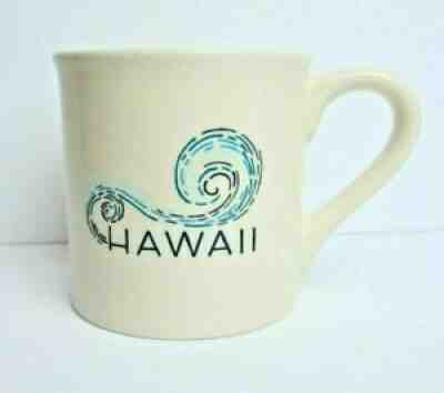 2013 Starbucks Hawaii Mug 14 oz Blue Wave Cream/Off White Color - Sold on eBay Aug 30, 2021 for $23.50