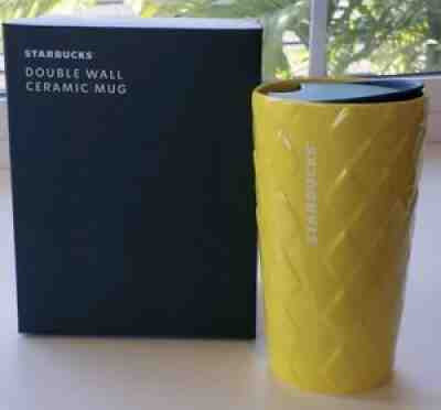 Starbucks Hawaii Exclusive Pineapple Double Wall Ceramic Mug 12oz - Sold on eBay Nov 11, 2021 for $22.00