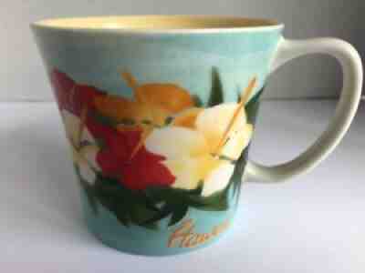 Starbucks 2010 Bone China 16-Ounce Hawaii Hibiscus Mug - Sold on eBay Oct 03, 2021 for $21.89