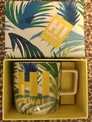 Starbucks Coffee Mug Yellow HAWAII HI Collection Cup 14 oz NIB & w/SKU - Sold on eBay Sep 02, 2021 for $19.95