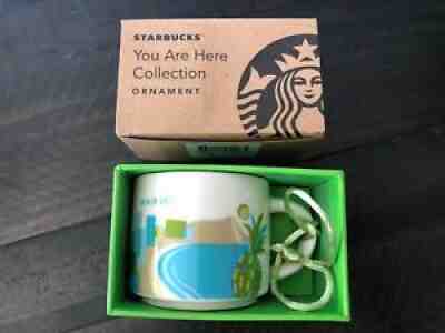 STARBUCKS Waikiki Beach Hawaii Mug Cup You Are Here Collection Ornament NIB - Sold on eBay Nov 09, 2021 for $19.95