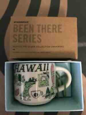 Starbucks 2oz HAWAII Demi Tasse BEEN THERE mug Ornament Espresso Cup Mini Mug - Sold on eBay Oct 24, 2021 for $18.95