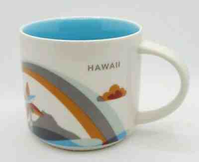 Starbucks Hawaii You Are Here 2016 Collection 14oz Coffee Mug Rainbow - Sold on eBay Nov 05, 2021 for $18.95