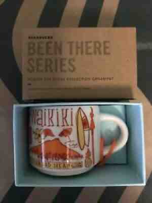Starbucks 2oz WAIKIKI Hawaii Demitasse BEEN THERE mug Ornament Espresso Cup Mini - Sold on eBay Nov 17, 2021 for $18.95