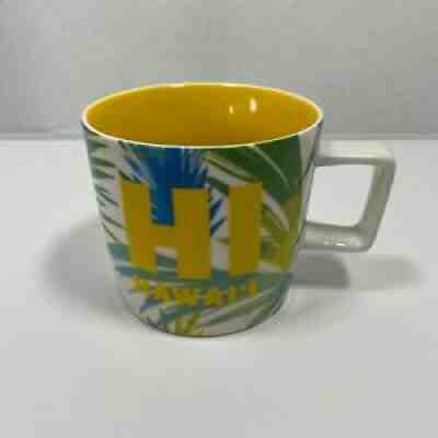 Starbucks Genuine HI Hawaii Collection Coffee Mug 2016 14 oz Palm Fronds - Sold on eBay Sep 20, 2021 for $18.64