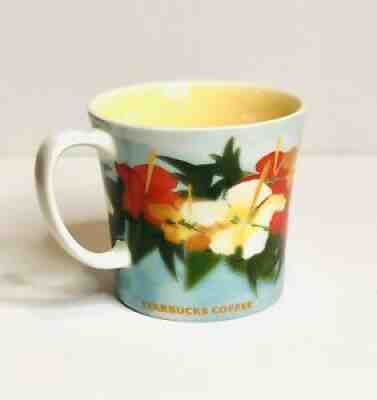 STARBUCKS 2010 Floral Hawaii Hibiscus Flowers Coffee Tea Mug Cup New Bone China - Sold on eBay Nov 02, 2021 for $18.00