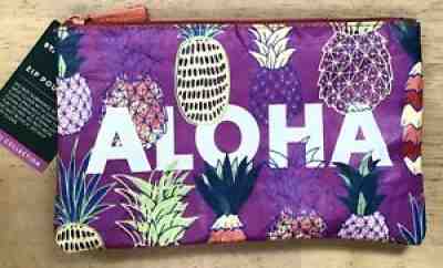 Starbucks Hawaii ALOHA ZIP POUCH 2020 Limited Edition Brand NEW Pineapples NWT - Sold on eBay Nov 08, 2021 for $17.99
