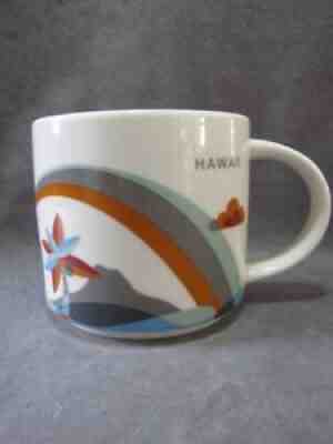 STARBUCKS 2013 "HAWAII" RAINBOW-YOU ARE HERE- 14 OZ. MUG - Sold on eBay Sep 04, 2021 for $17.95