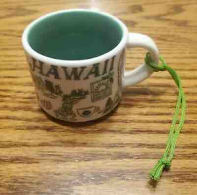  ??2oz  ORNAMENT Starbucks HAWAII BEEN THERE SERIES  Demitasse Espresso Mini Cup Mug - Sold on eBay Sep 15, 2021 for $17.95