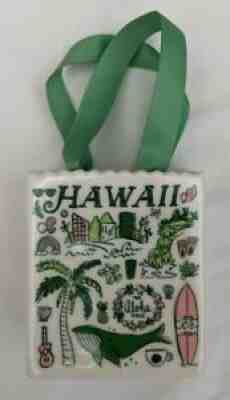 NEW STARBUCKS Hawaii Been There 2019 Collectible Ceramic Bag Christmas Ornament - Sold on eBay Oct 28, 2021 for $17.95